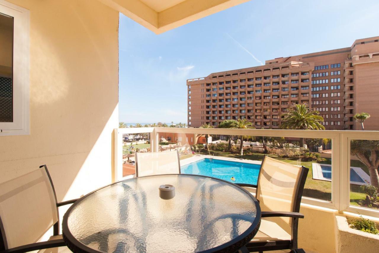 Hotel Apartamento Pyr Fuengirola Private Sunny Pool Side Exterior foto